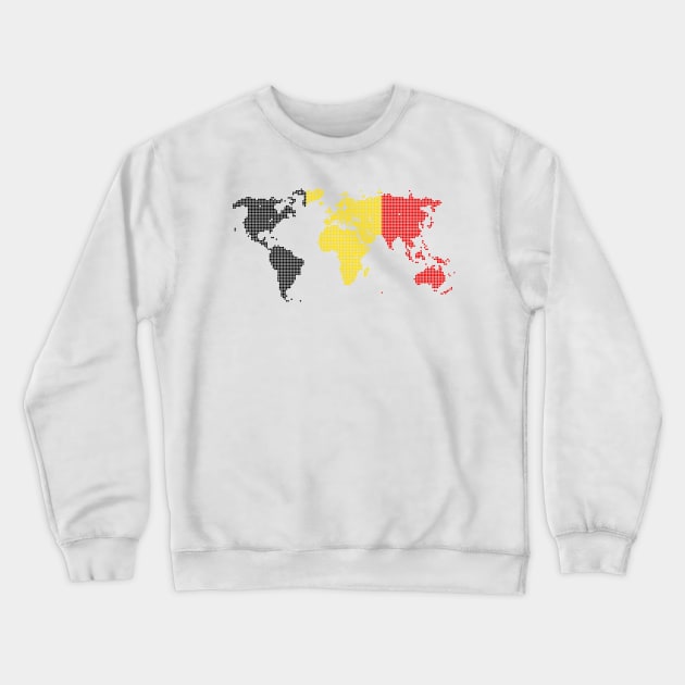 Belgium Crewneck Sweatshirt by 1STunningArt